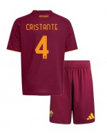 AS Roma Bryan Cristante #4 Kotipaita Lasten 2025-26 Lyhythihainen (+ shortsit)